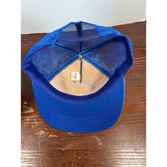 Vintage Strachan Shipping Company Trucker Scrambled Eggs Snapback Hat - Picture 3 of 4